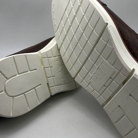 Taft cap‎ toe Lace up espresso Model 102 leather Men dress shoes - Men 10.5 New - Picture 3 of 12